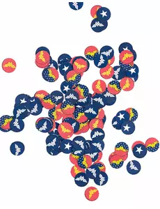 160 Wonder Woman™ confetti 2 cm