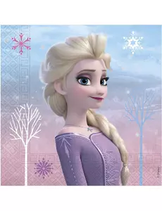 20 Elsa Frozen™ papieren servetten  33 x 33 cm
