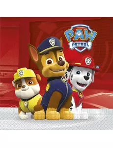 20 papieren Paw Patrol™ Ready for Action servetten