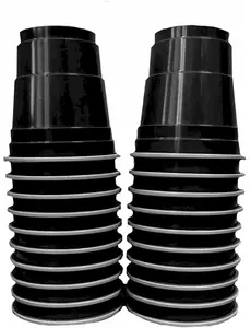 20 zwarte Amerikaanse Shooters 4 cl