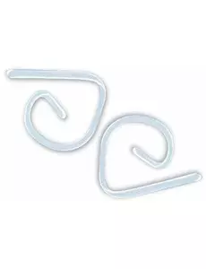 24 tafelclips voor tafelkleed transparant