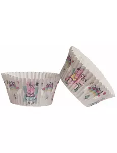 25 papieren Peppa Pig™ cupcakevormen