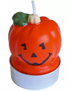 3 Theelichtjes pompoen Halloween