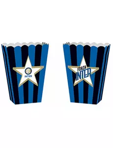 4 kartonnen Inter™ popcorn bakjes