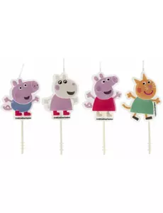 4 Bougies anniversaire Peppa Pig™