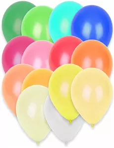 50 Ballons multicolores 30 cm