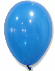 50 Ballons bleus 30 cm