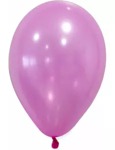 50 Ballons roses métallisés 30 cm