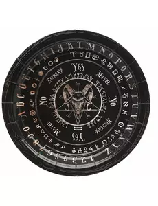 6 Ouija papieren bordjes 18 cm