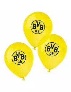 6 Borussia Dortmund latex ballonnen