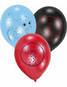 6 latex Ladybug™ ballonnen