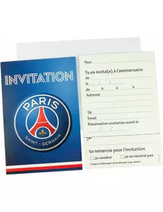 6 uitnodigingen met envelop van PSG™