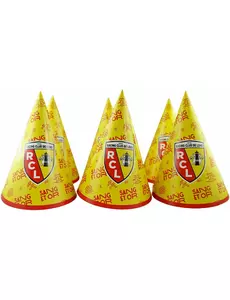 6 RC Lens Kartonnen Feesthoedjes 16cm