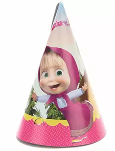 6 Masha en de Beer™ hoeden