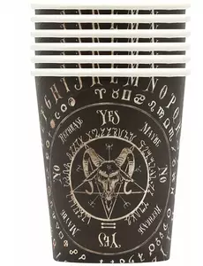 6 Ouija kartonnen bekers