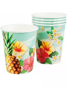 10 Gobelets Hawaii party 21 cl