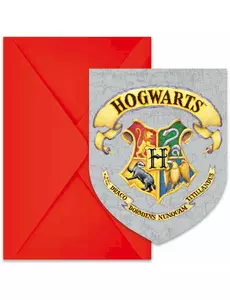 6 Invitations avec enveloppes Harry Potter™