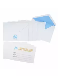 6 Invitations et enveloppes OM™