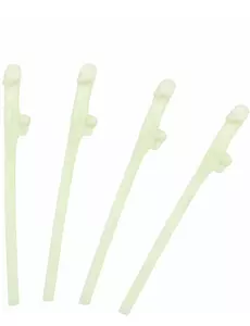 Set van ondeugende lichtgevende fluo rietjes