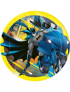 8 Batman papieren borden 23 cm