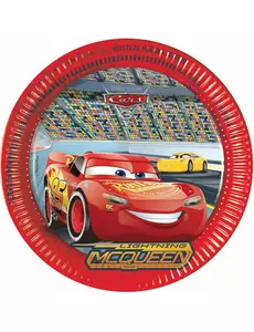 8 kartonnen Cars 3™ borden