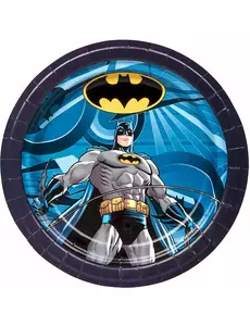 8 FSC® Batman™ papieren borden 23 cm