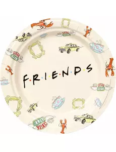 8 Assiettes en carton Friends™ 23 cm