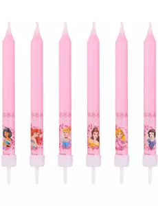 8 Disney Princesses™ verjaardagskaarsen