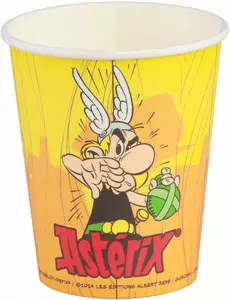 8 Asterix™ papieren bekertjes van 250 ml