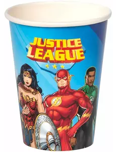 8 FSC® Justice League™ papieren bekers 210 ml