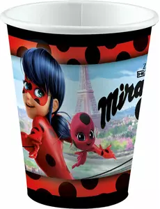 8 Gobelets en carton Ladybug™ à Paris 250 ml