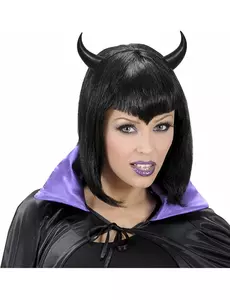Zwarte hoorntjes voor volwassenen Halloween