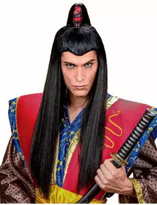 Perruque samouraï homme