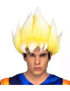 Goku Dragon Ball™ Super Saiyan pruik voor volwassenen