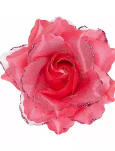 Rose fuschia pour cheveux femme