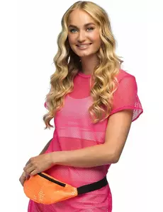 Sac banane orange fluo