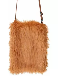 Bruine pluche tas