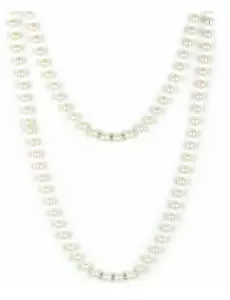 Witte parelketting voor vrouwen