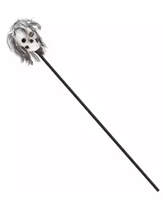 Halloween scepter met voodoo doodskop