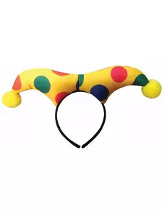 Serre-tête arlequin multicolore adulte