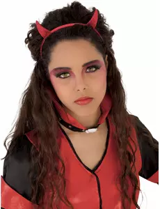 Serre-tête diablesse rouge fille
