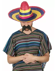 Sombrero multicolore adulte 50 cm
