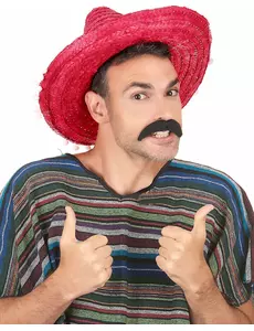 Rood sombrero hoed voor volwassenen