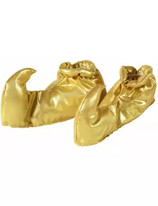 Sur-chaussures dorées adulte