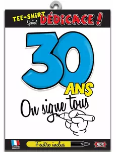 30 jaar t-shirt voor volwassenen