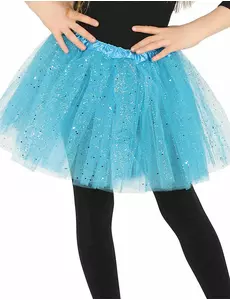 Tutu bleu à paillettes fille