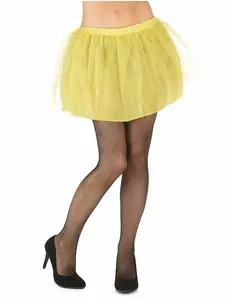 Tutu jaune avec jupon opaque femme