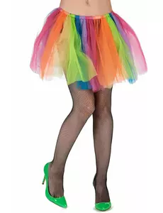 Veelkleurige tule tutu voor volwassenen
