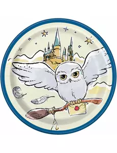 8 kleine Harry Potter™ bordjes 18 cm