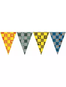 Guirlande fanions en papier Poudlard Harry Potter™ 2 m
